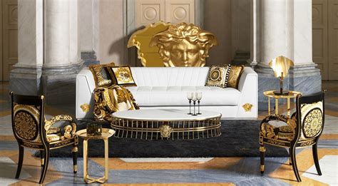 versace living room decor